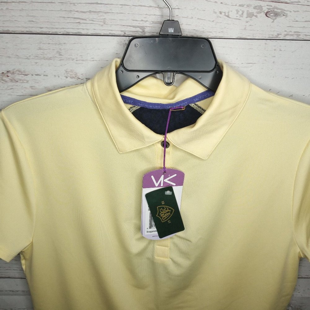 VK SPORT WOMEN'S SZ MEDIUM GOLF TOP POLO NEW